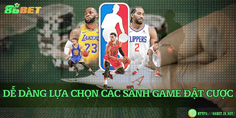Sảnh game phong phú, dễ dàng chọn lựa và trải nghiệm ngay